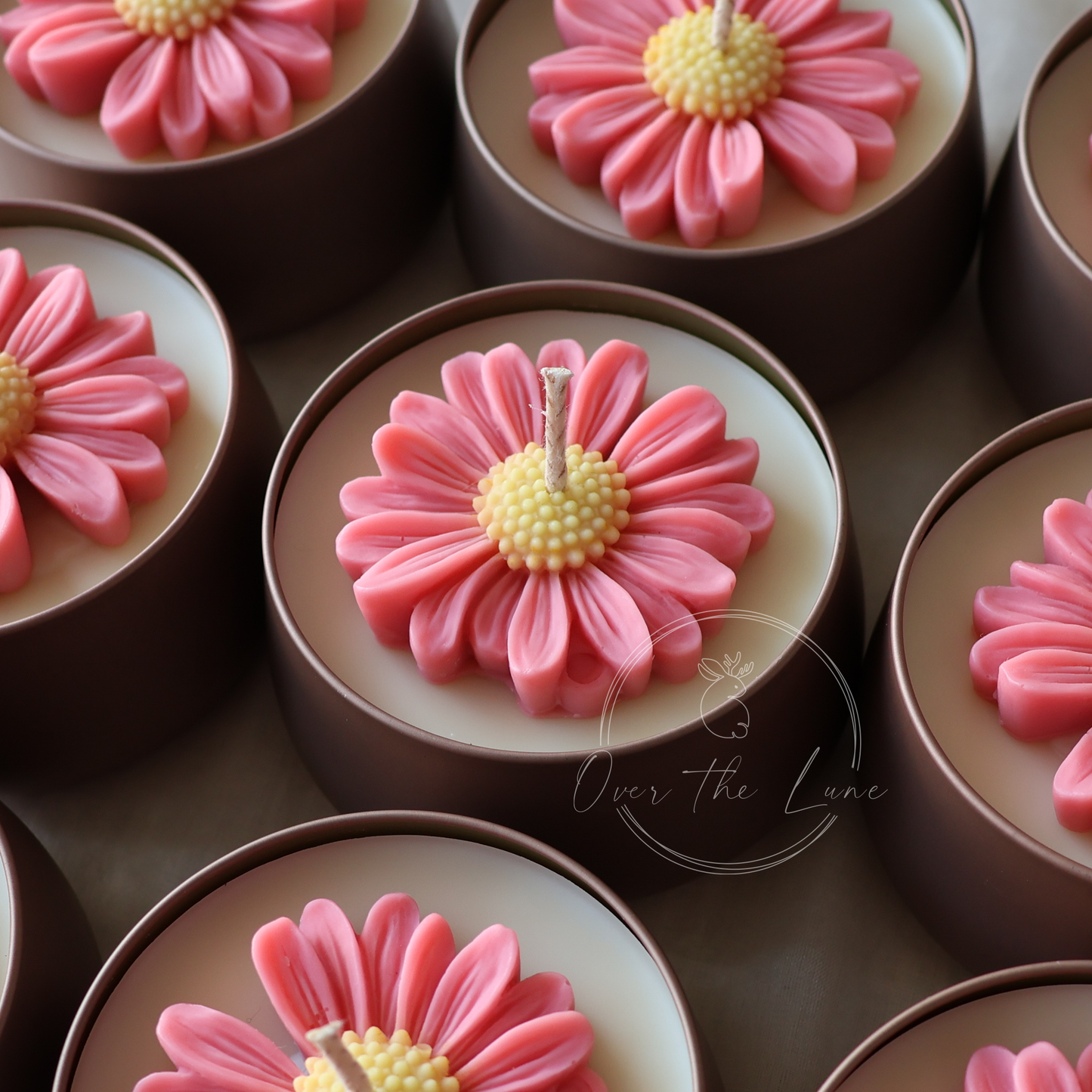 Daisy Tin Jar Candle