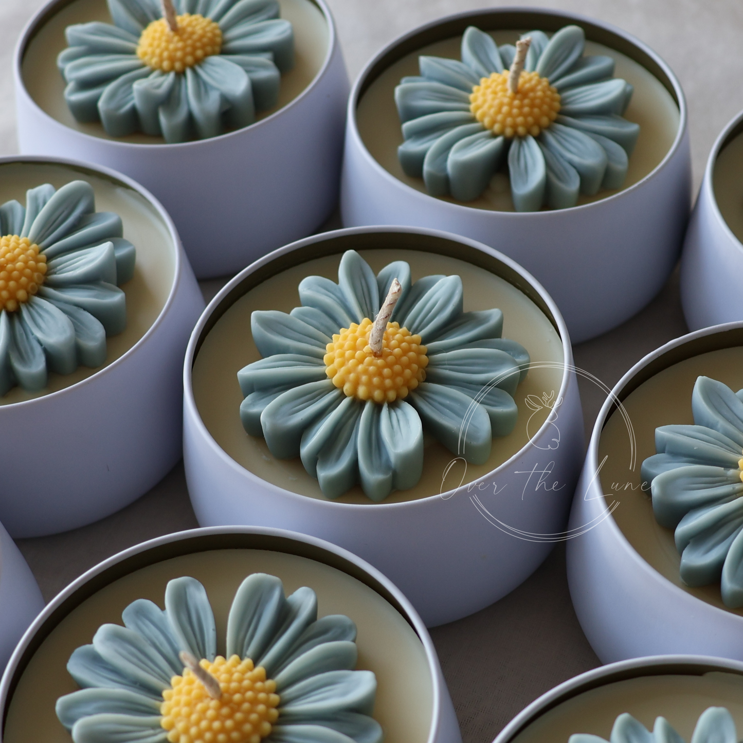 Daisy Tin Jar Candle