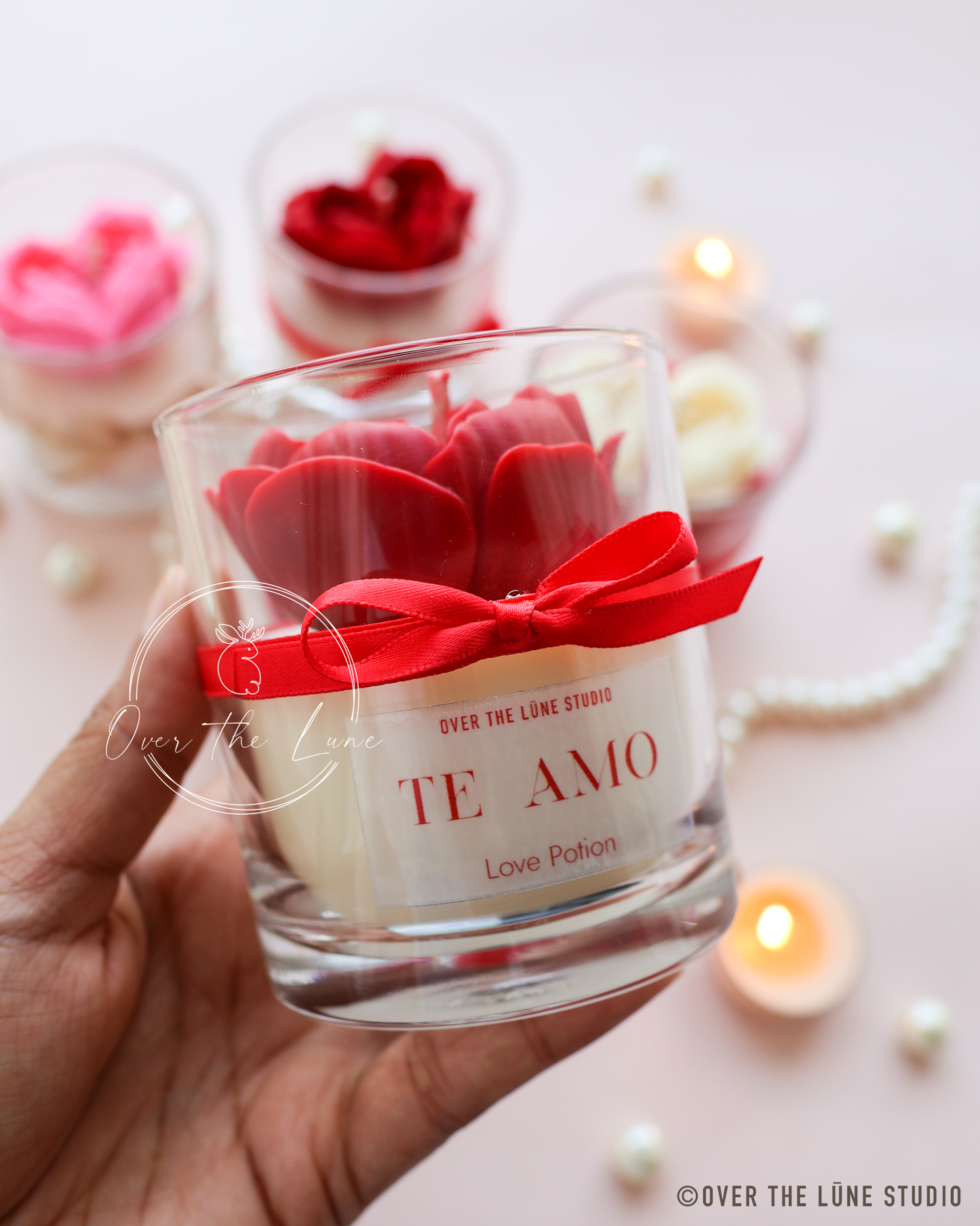 Te Amo Glass Jar Candle