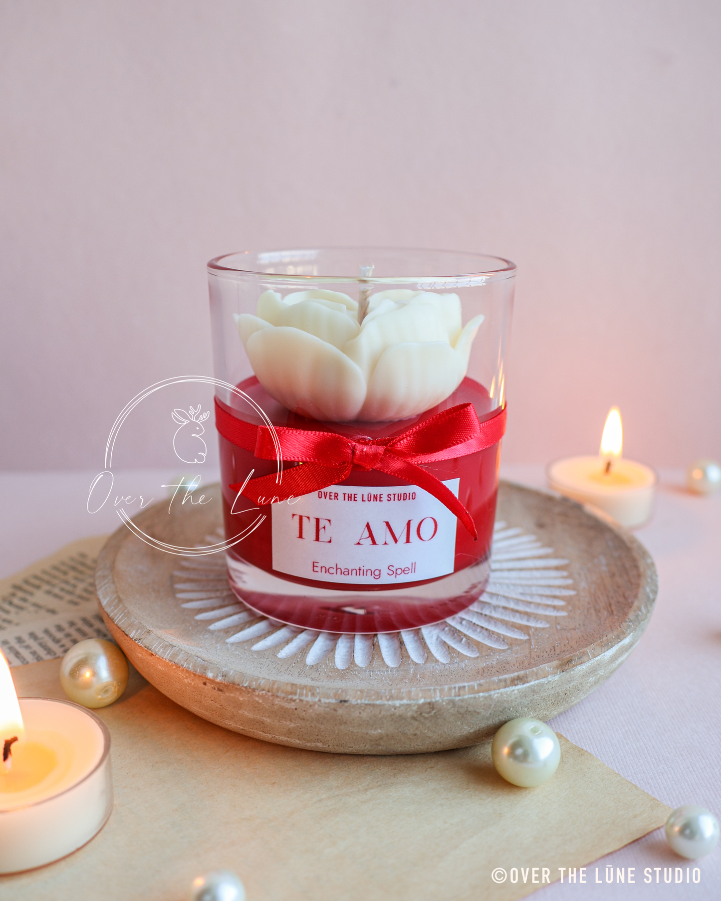 Te Amo Glass Jar Candle
