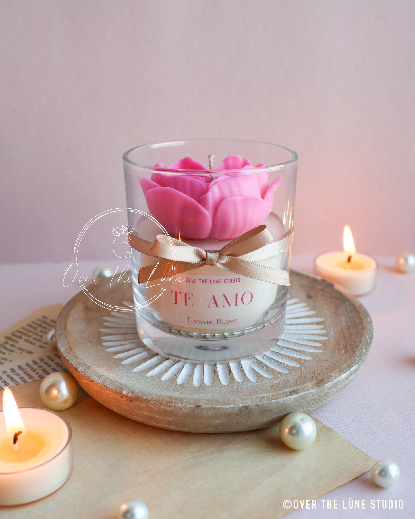 Te Amo Glass Jar Candle