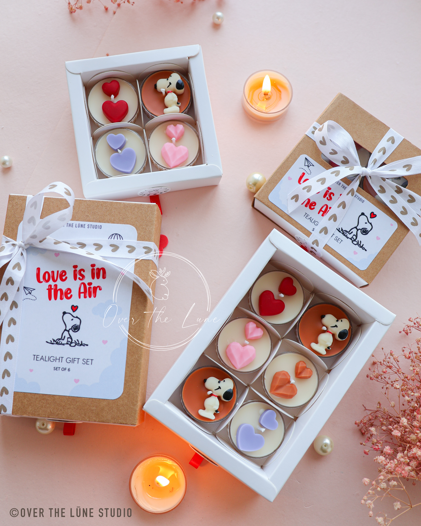 Love is in the Air Tealight Set