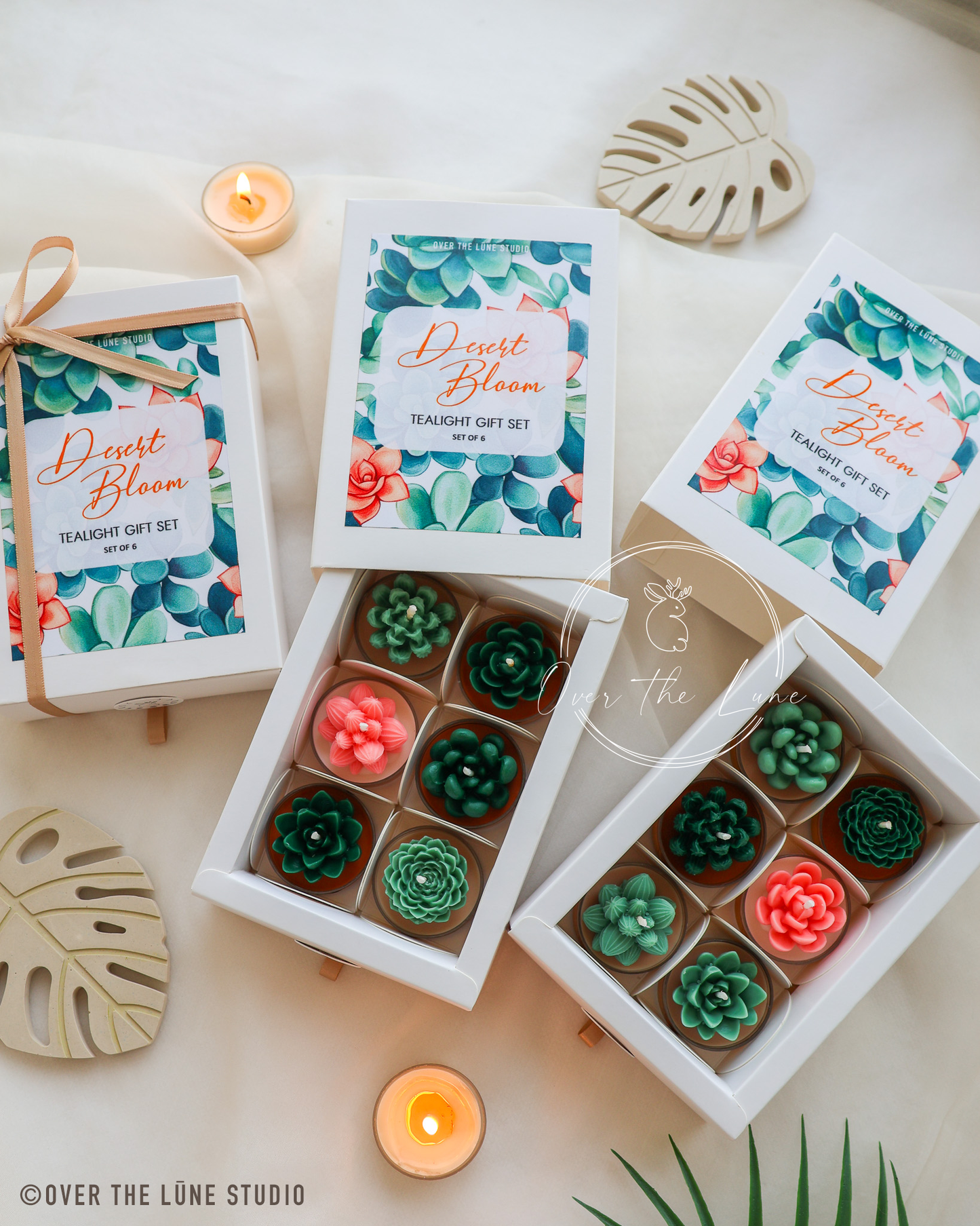 Desert Bloom Tealight Set