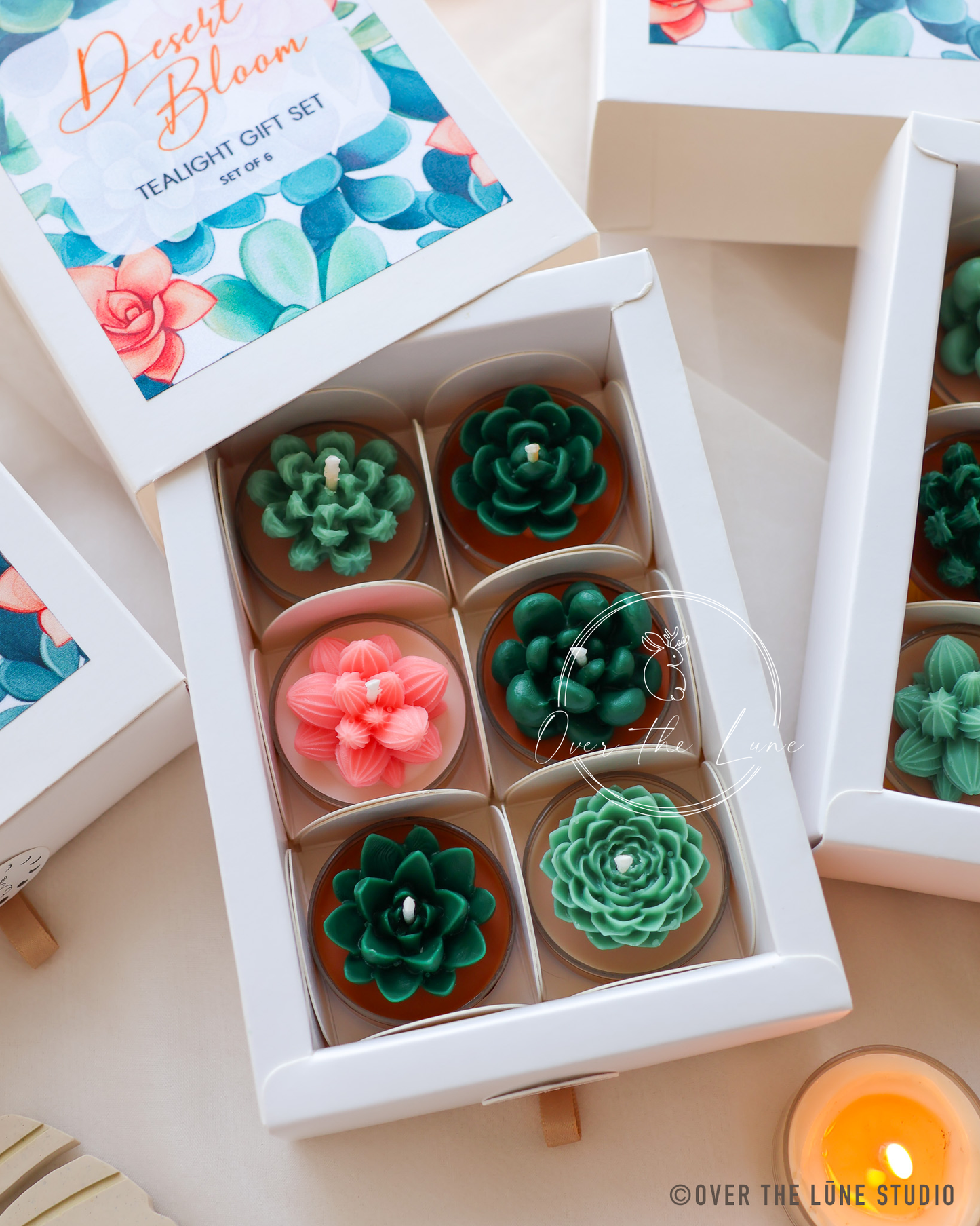 Desert Bloom Tealight Set