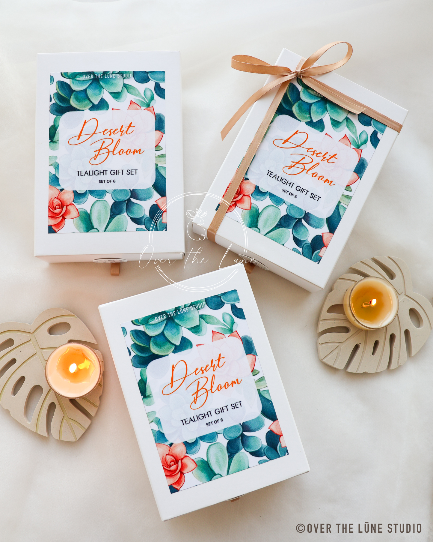 Desert Bloom Tealight Set