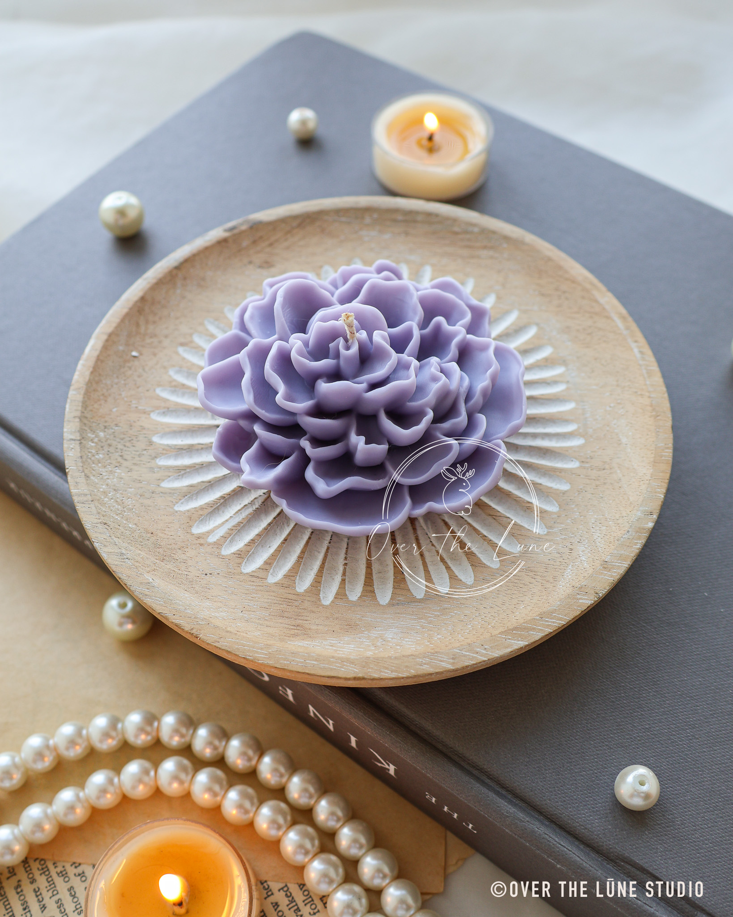 Camillia Flower Floating Candle