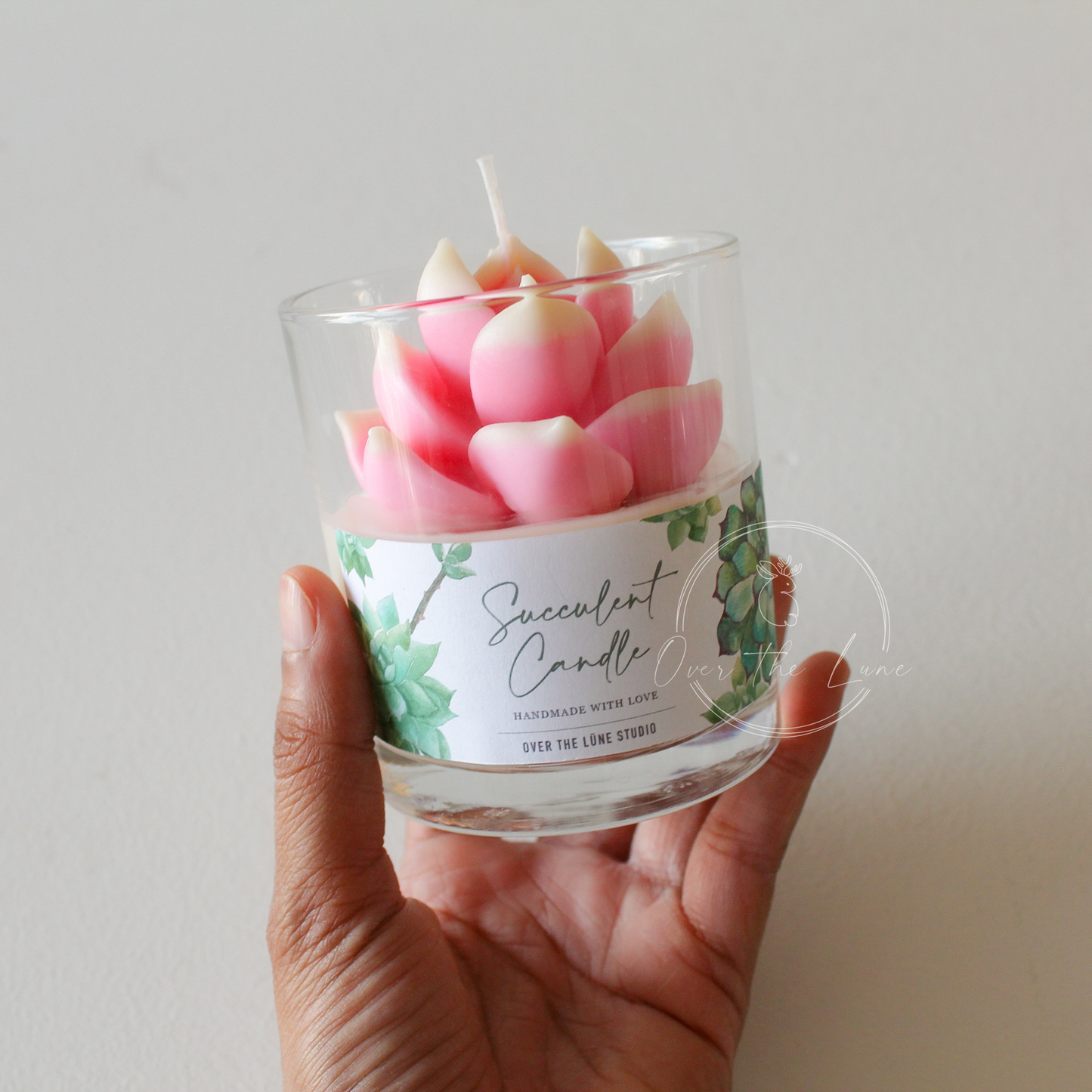 Succulent Jar Candle