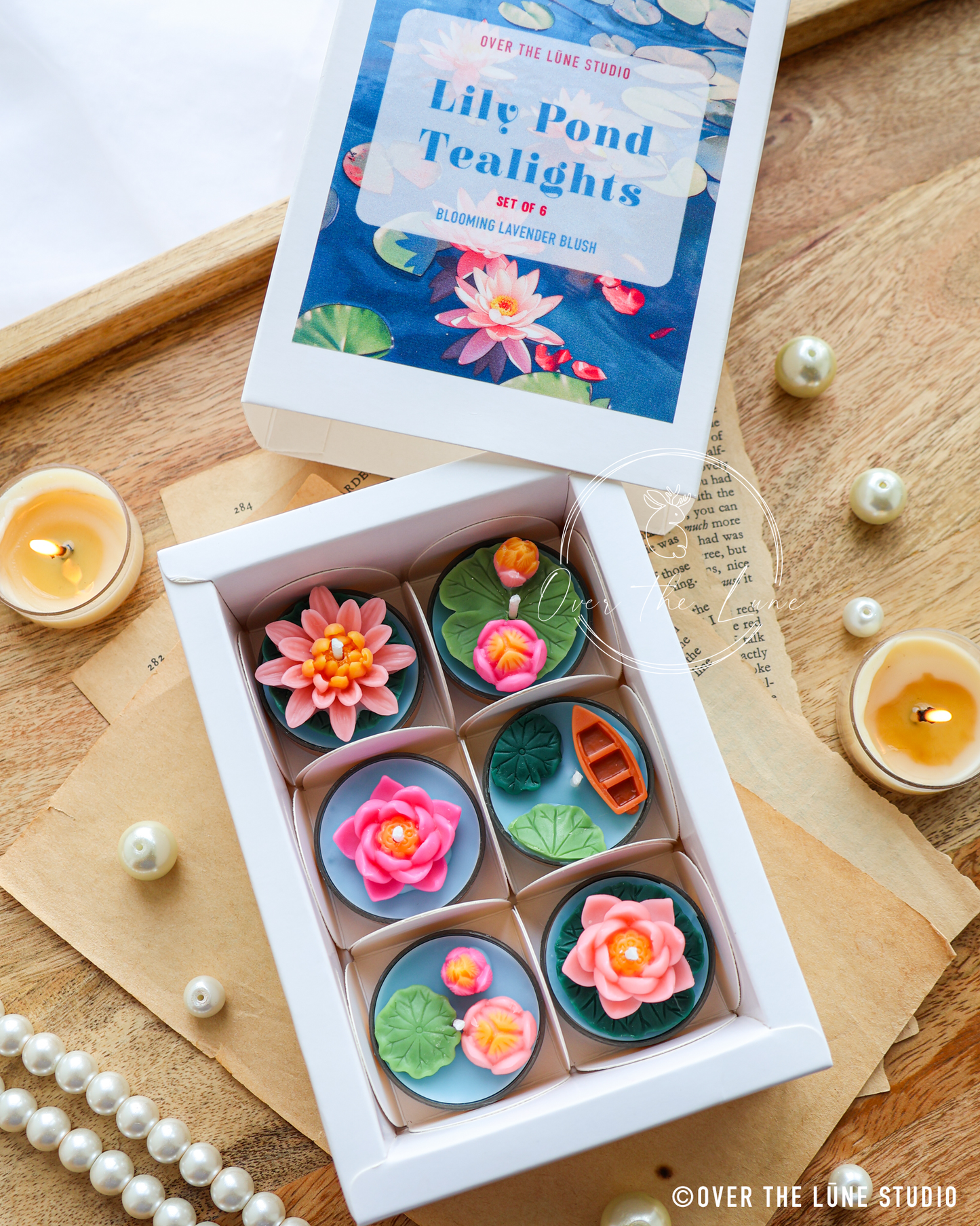 Lily Pond Tealight Set