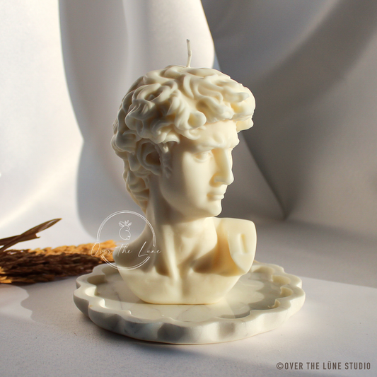 David Bust Candle