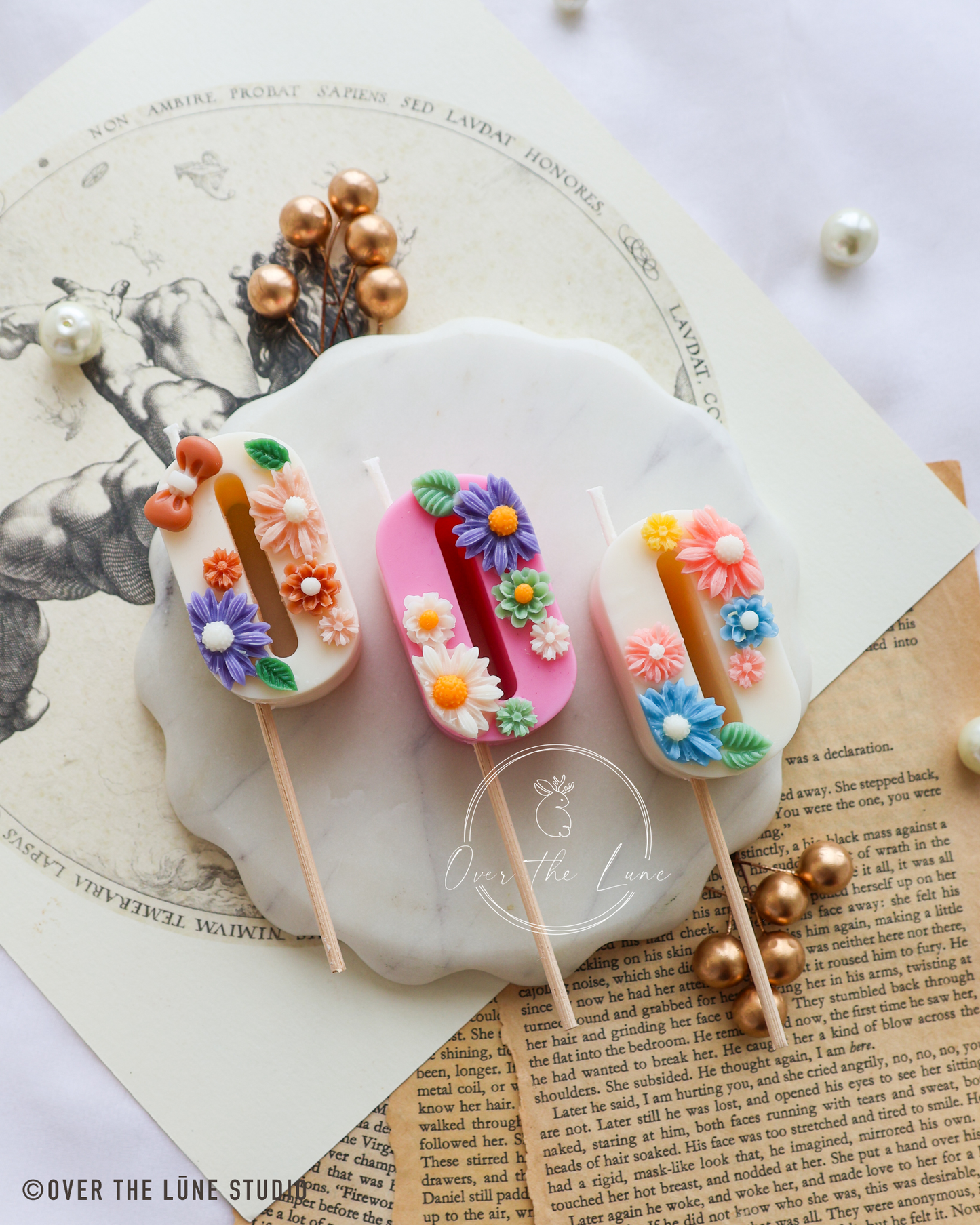 Number "0" Candle - Cake Topper