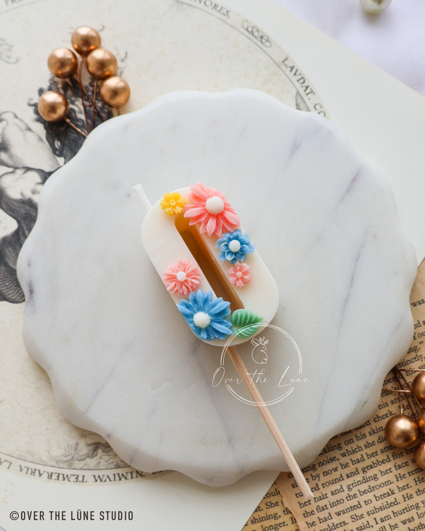 Number "0" Candle - Cake Topper