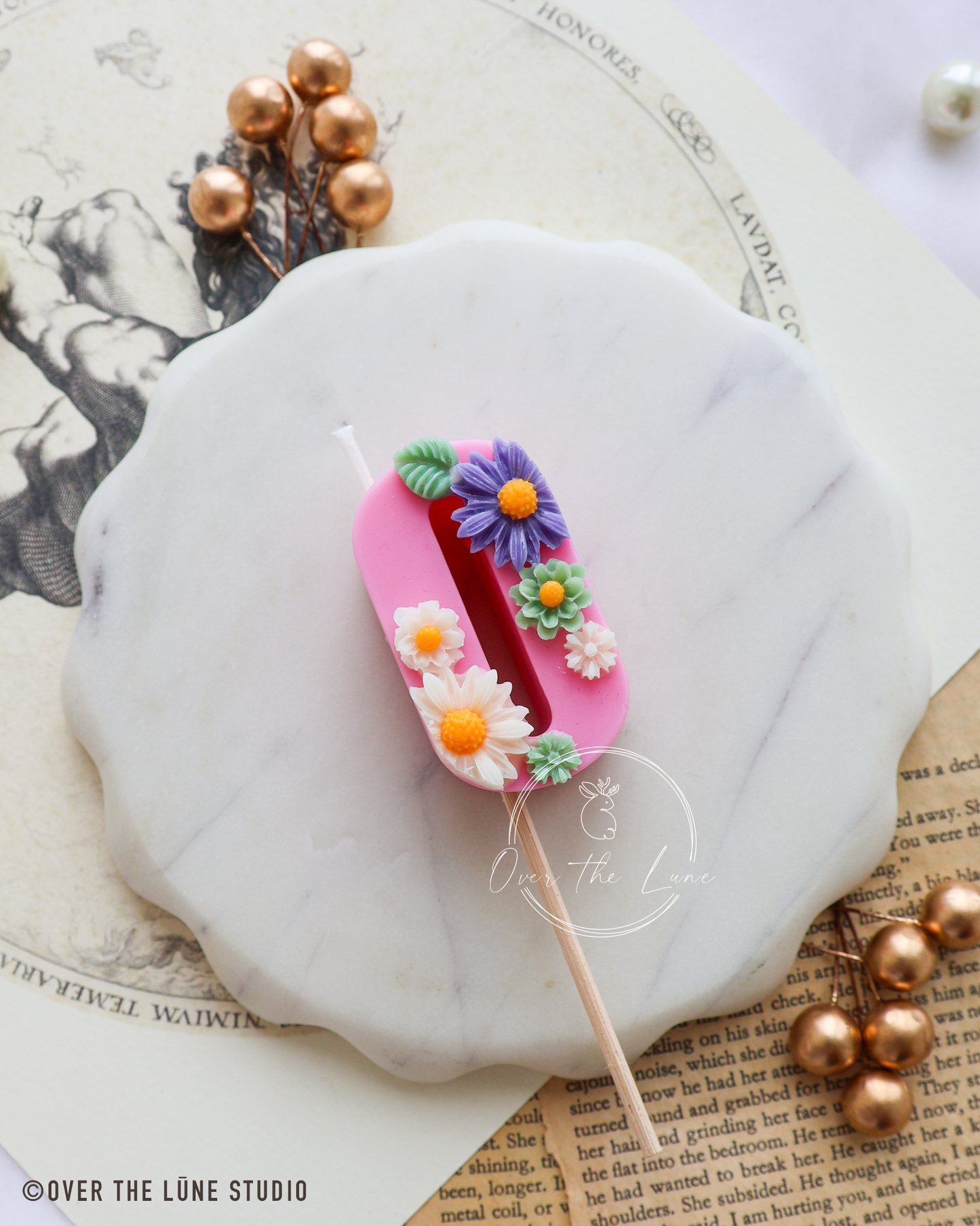 Number "0" Candle - Cake Topper