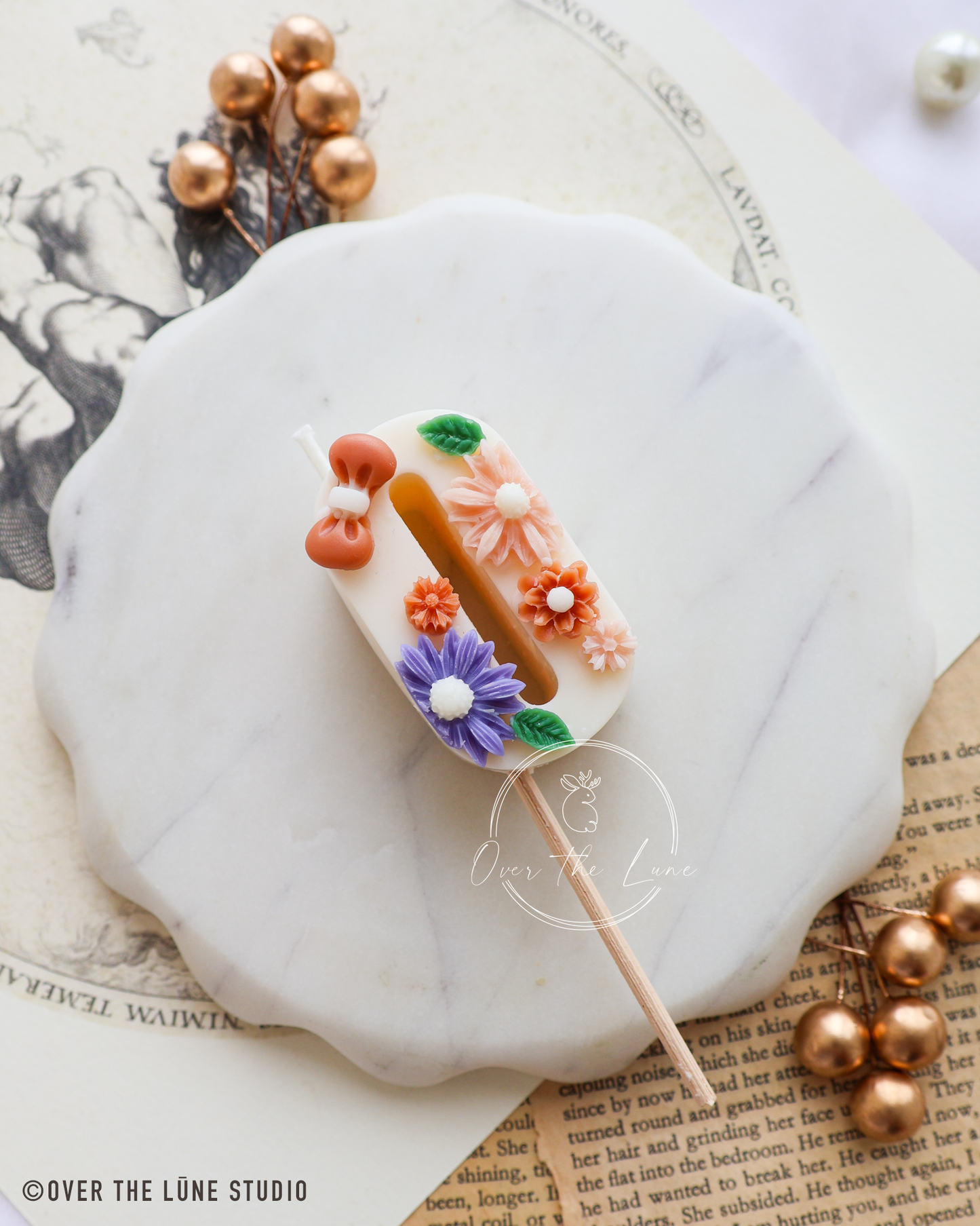 Number "0" Candle - Cake Topper