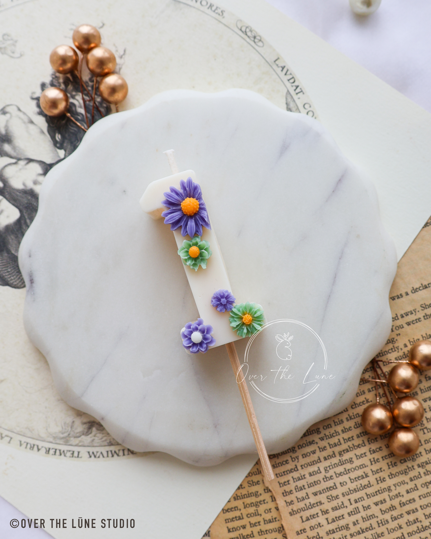 Number "1" Candle - Cake Topper