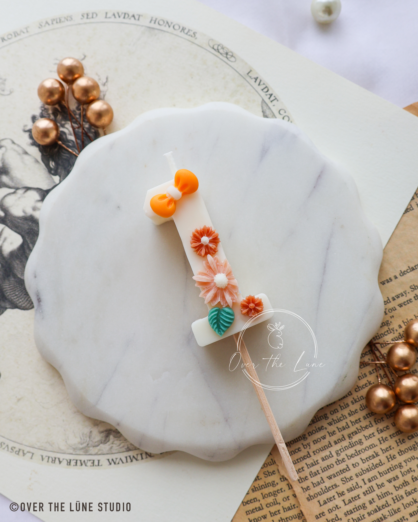 Number "1" Candle - Cake Topper
