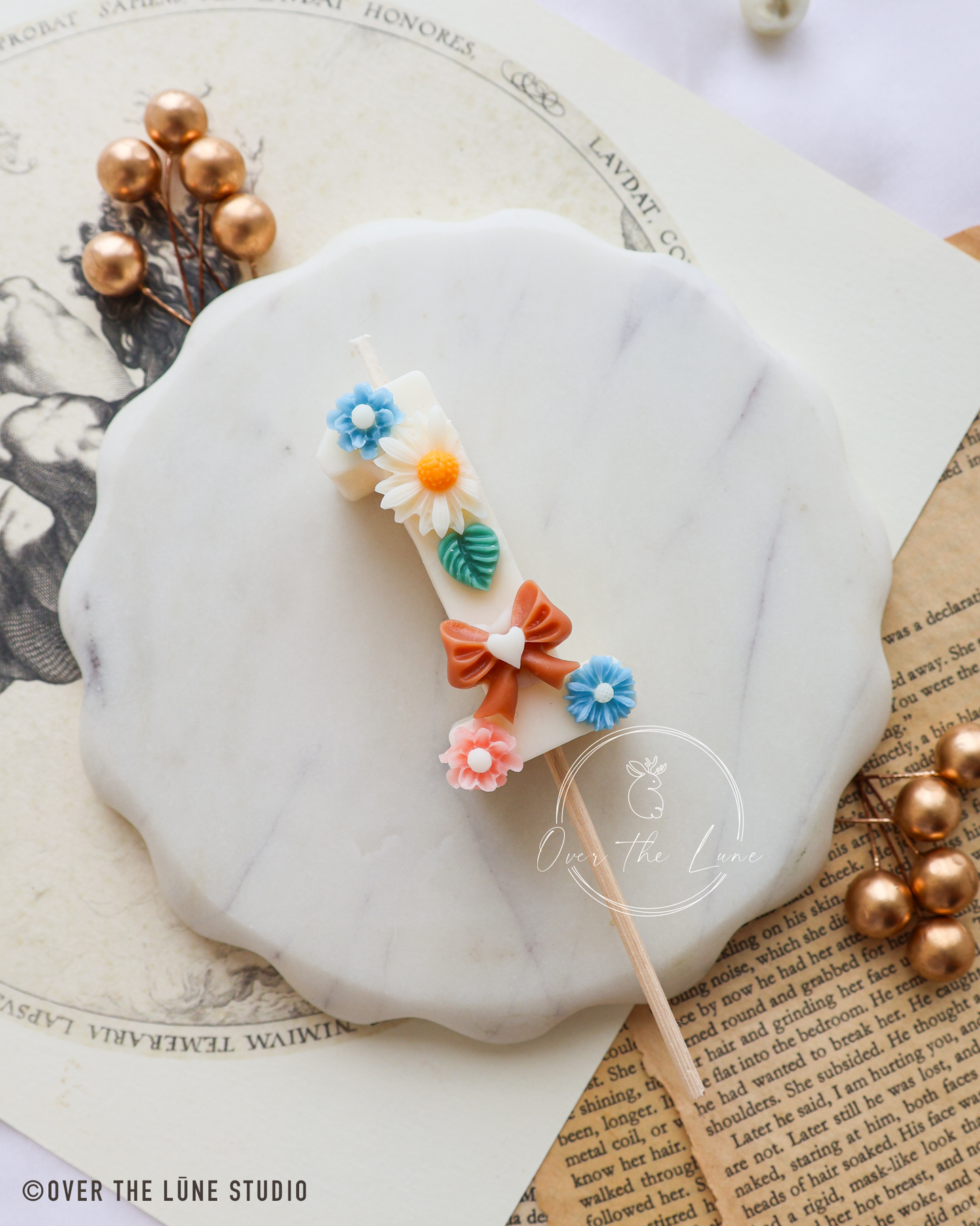 Number "1" Candle - Cake Topper