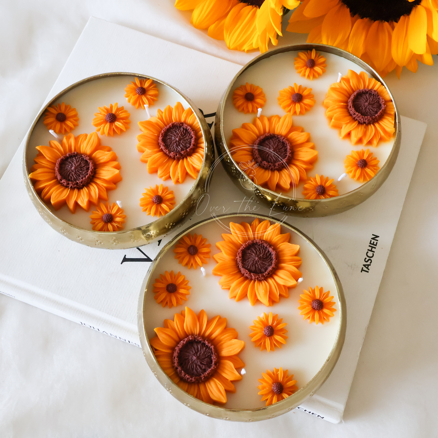 Sunflower Urli Candle