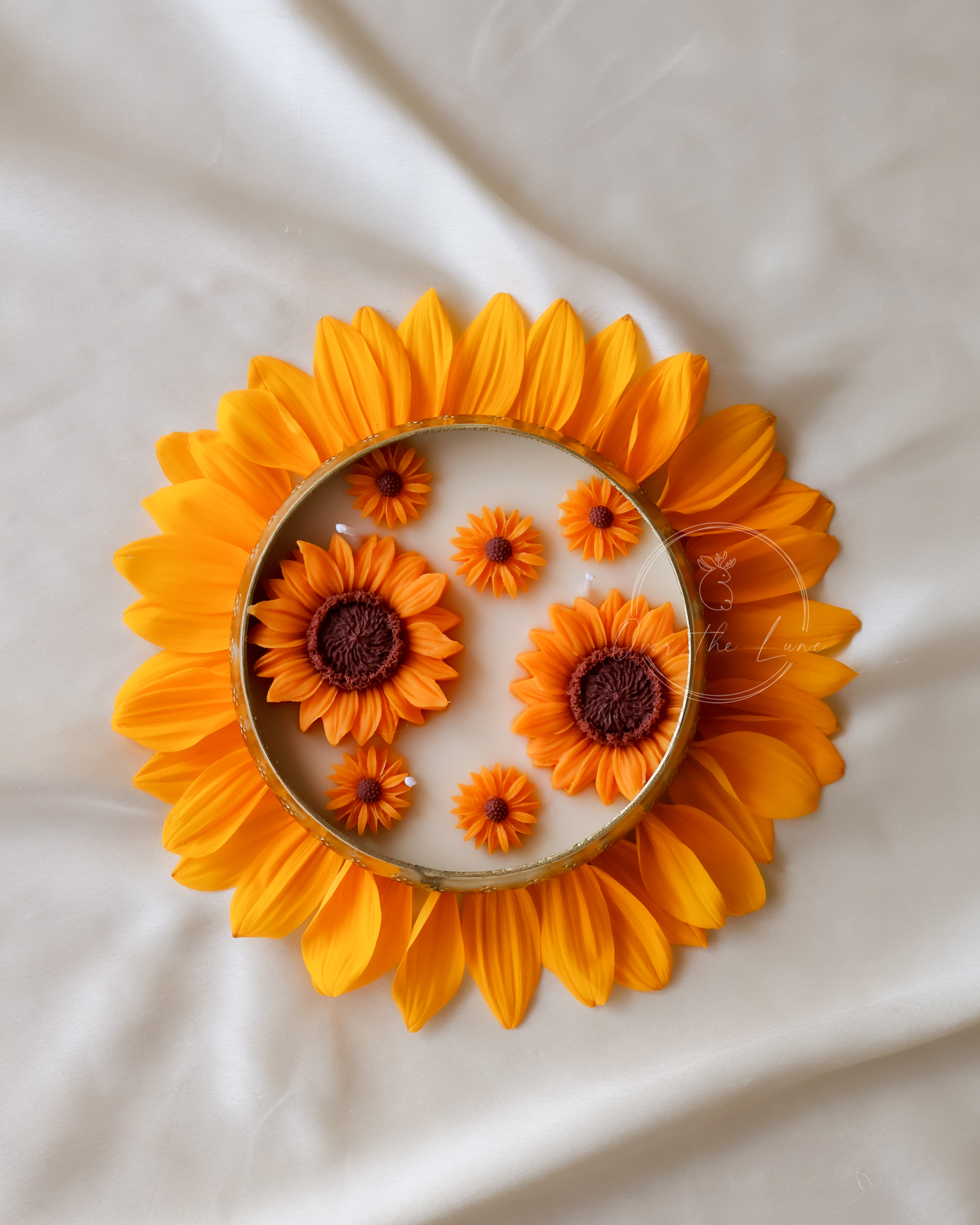 Sunflower Urli Candle