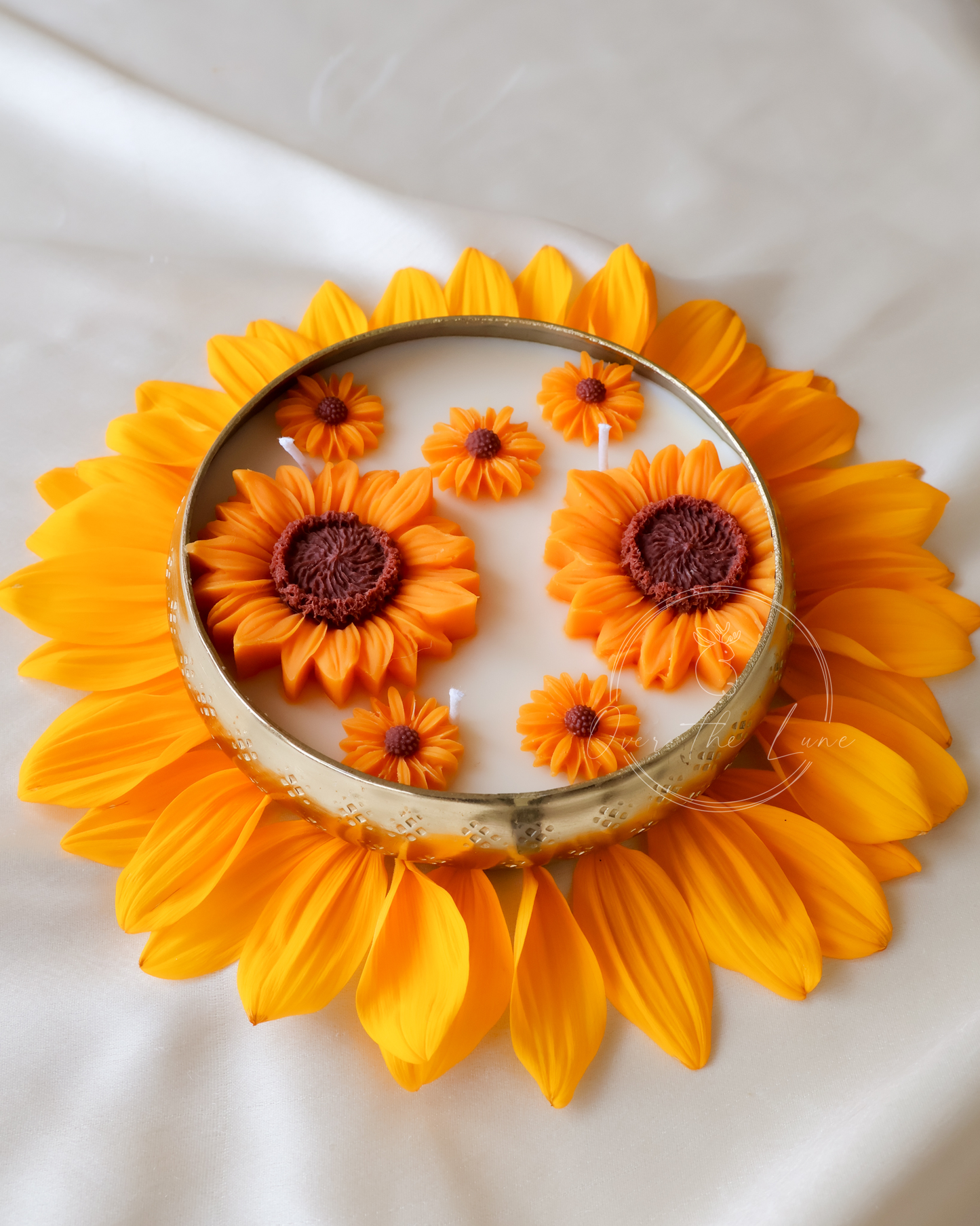 Sunflower Urli Candle