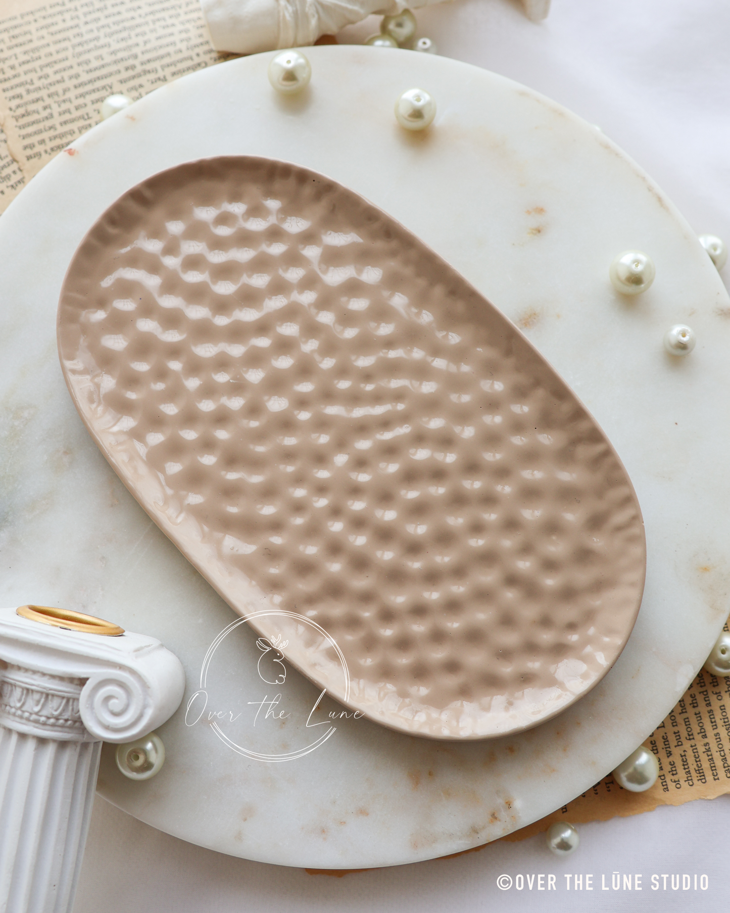 Wavy Oval Trinket Tray