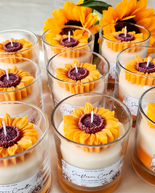 Sunflower Candle