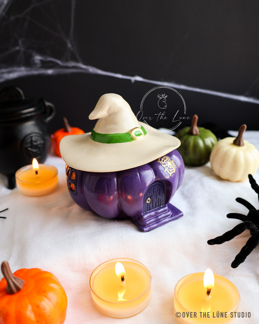 Witch House Pumpkin Jar
