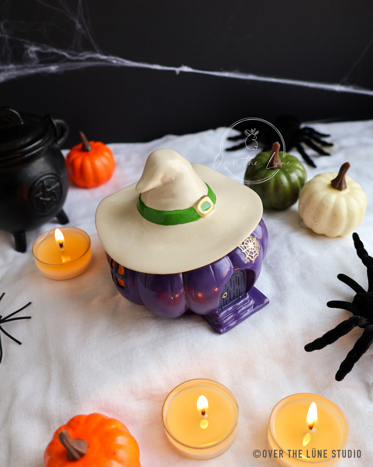 Witch House Pumpkin Jar