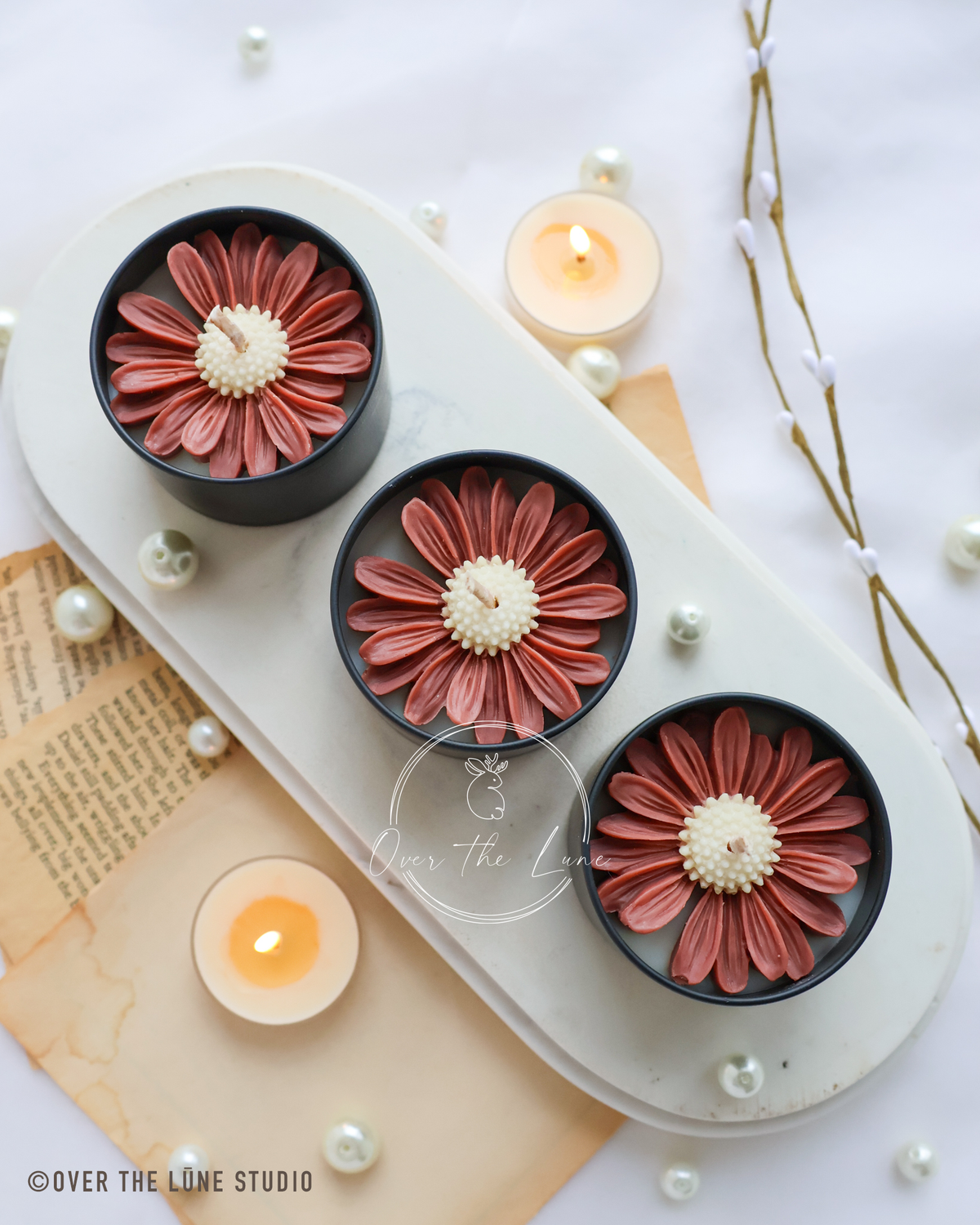 Mini Daisy Jar Candle
