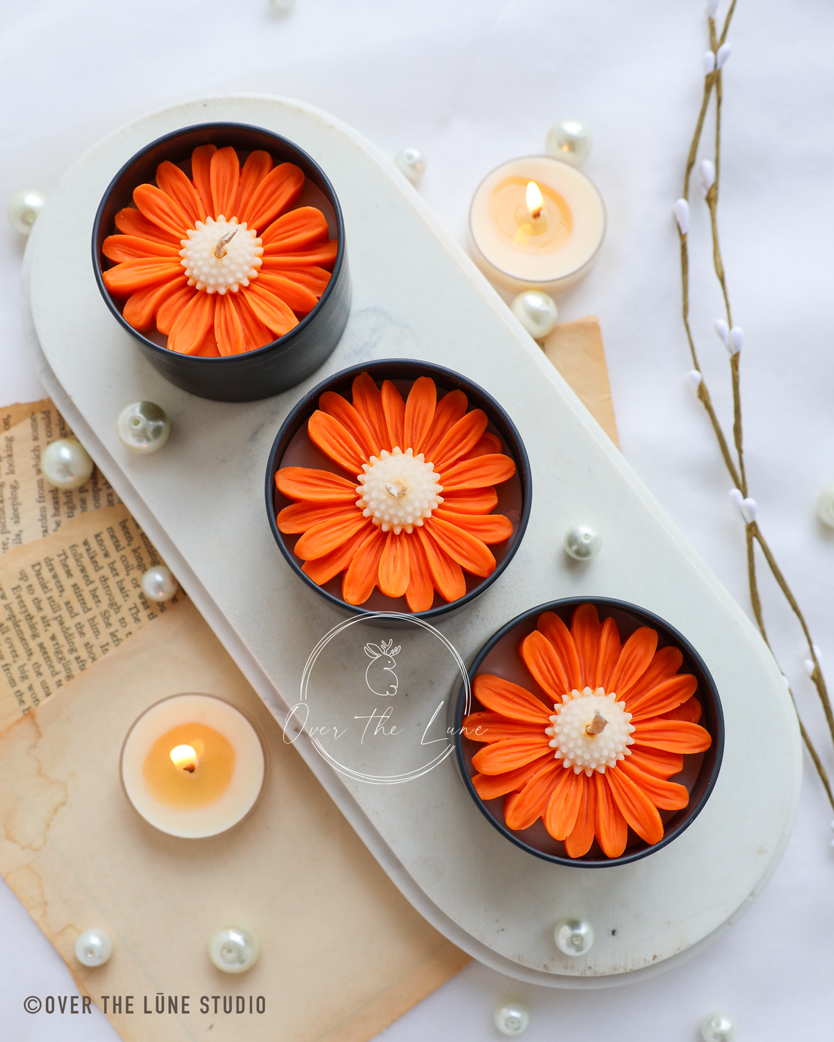 Mini Daisy Jar Candle