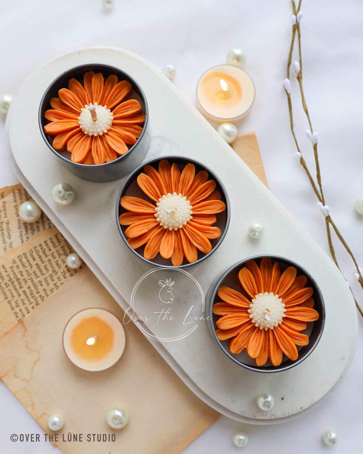 Mini Daisy Jar Candle