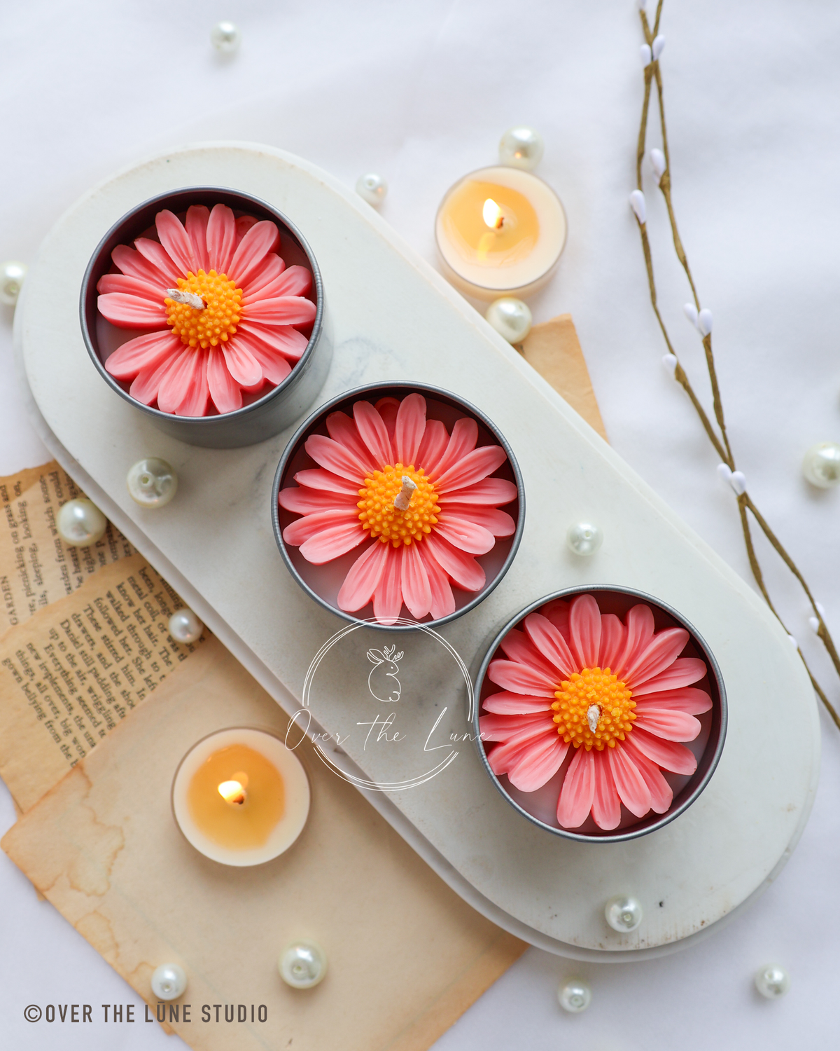 Mini Daisy Jar Candle