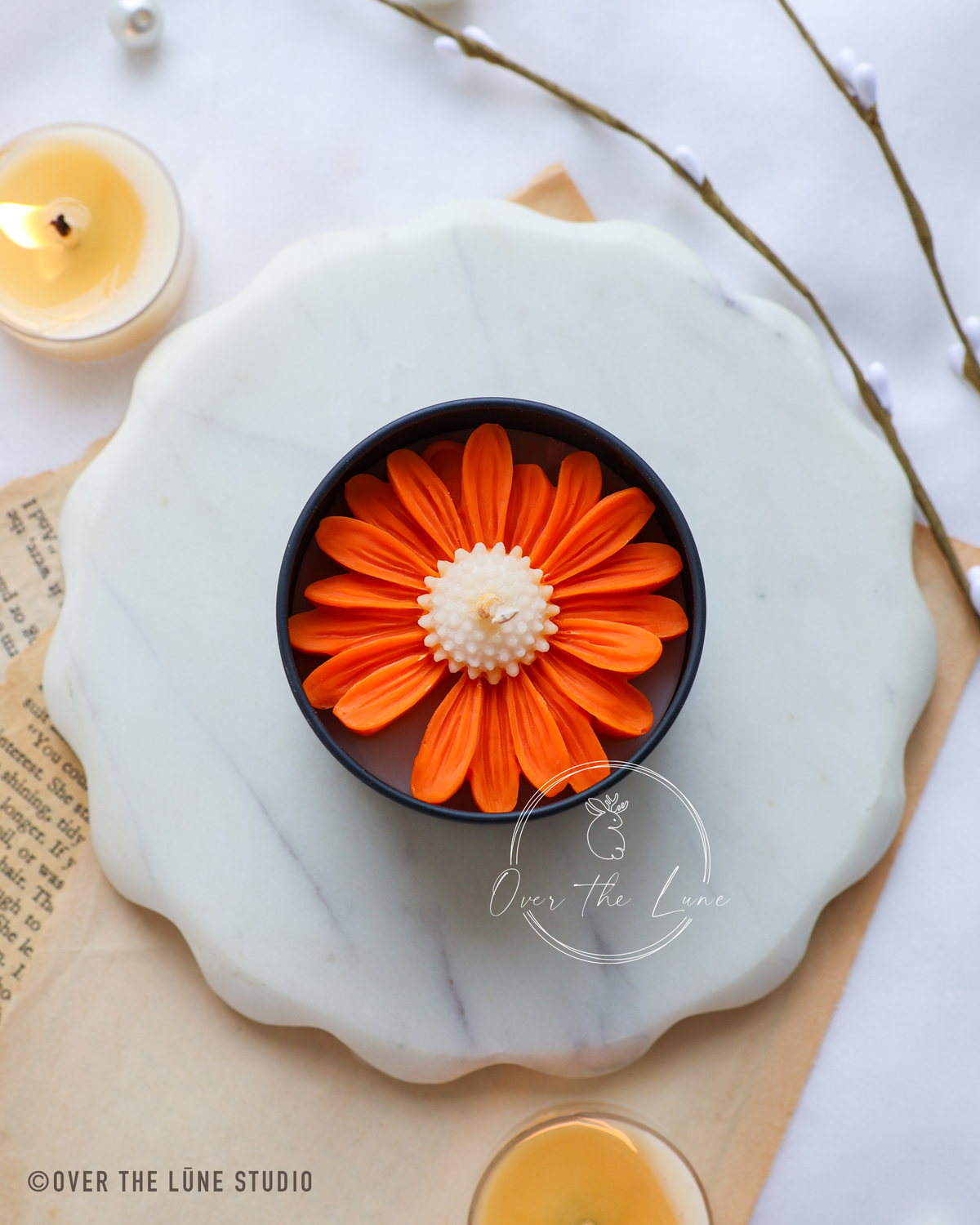 Mini Daisy Jar Candle