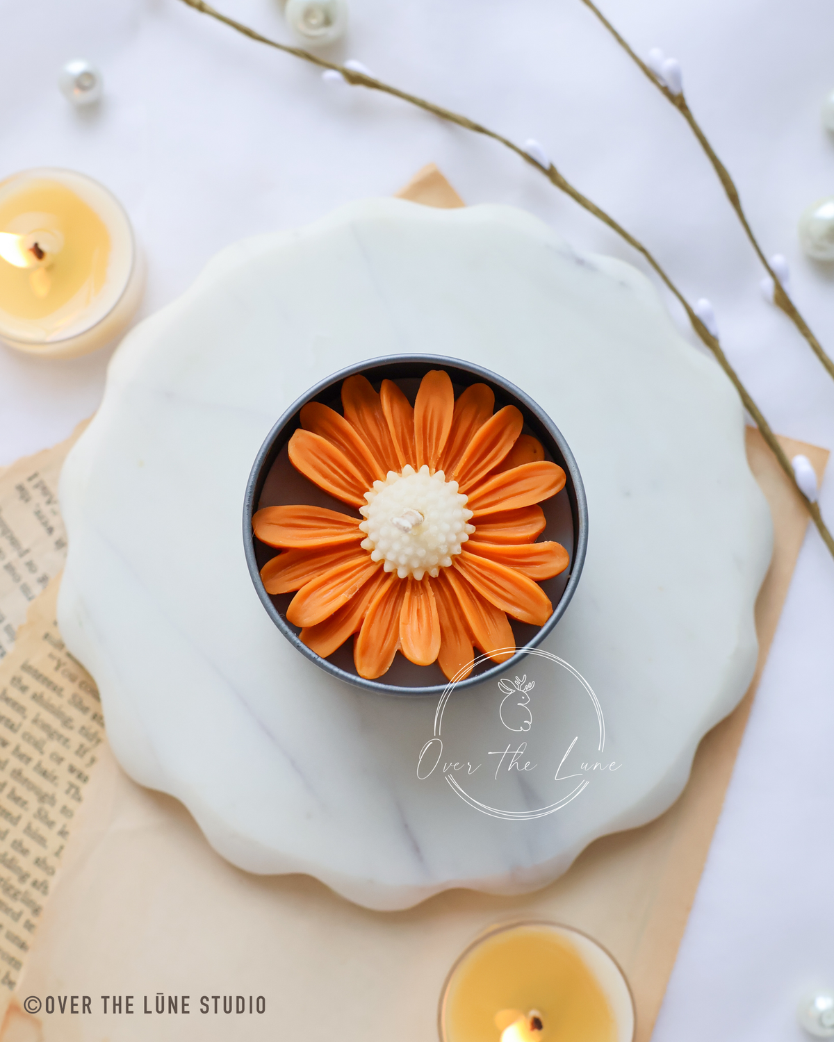 Mini Daisy Jar Candle