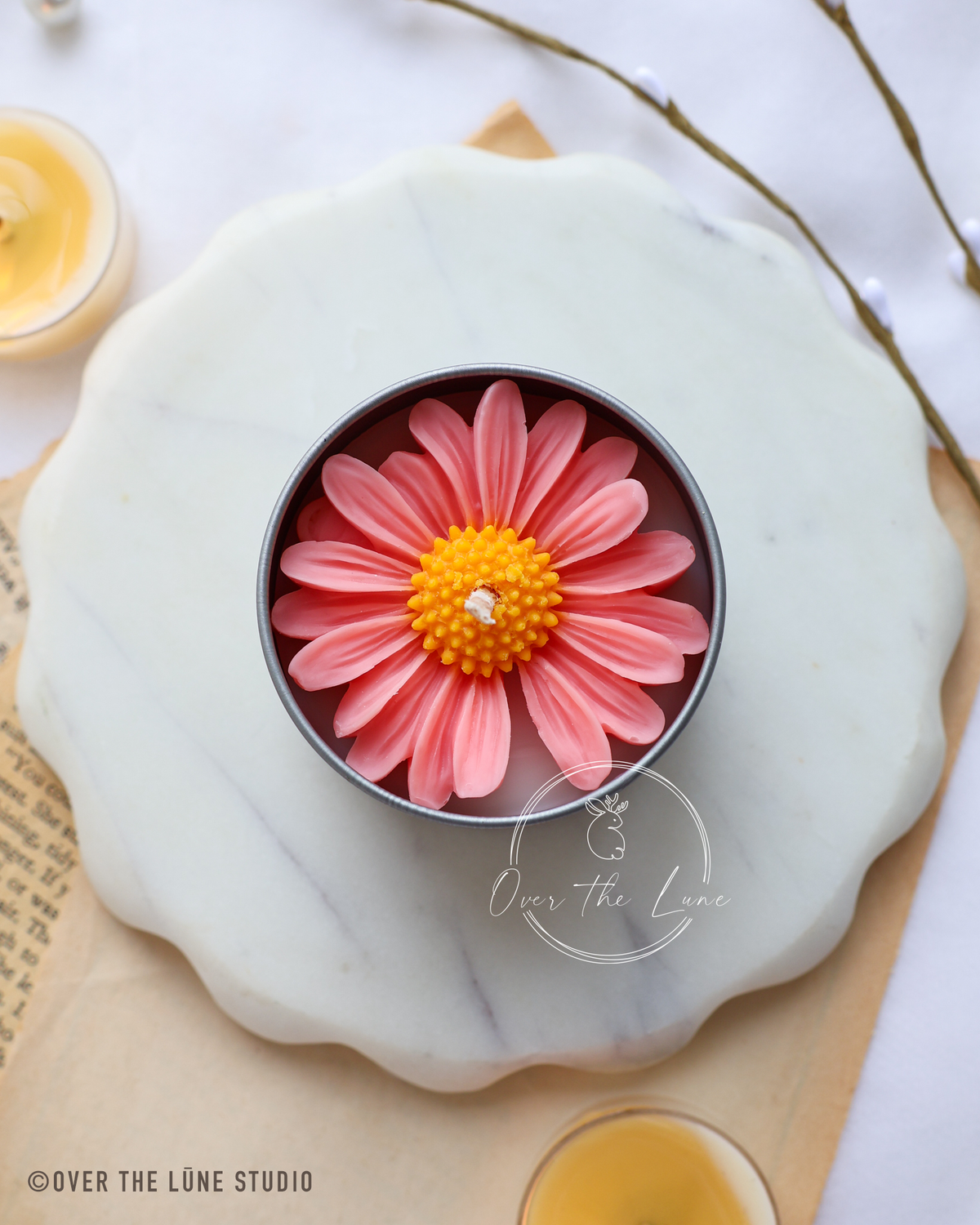 Mini Daisy Jar Candle