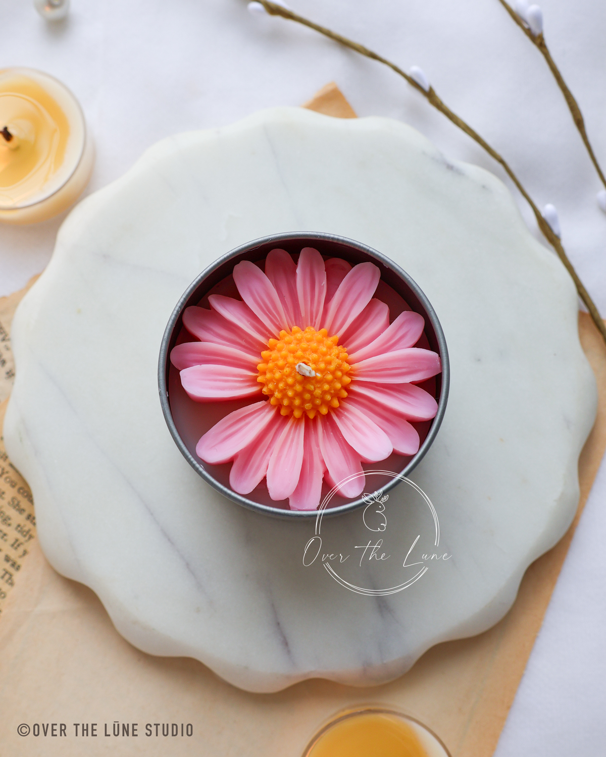 Mini Daisy Jar Candle