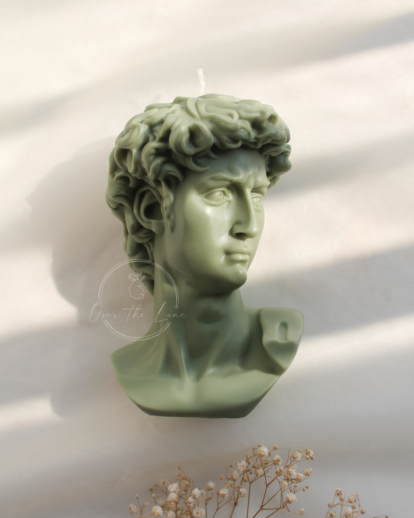 David Bust Candle