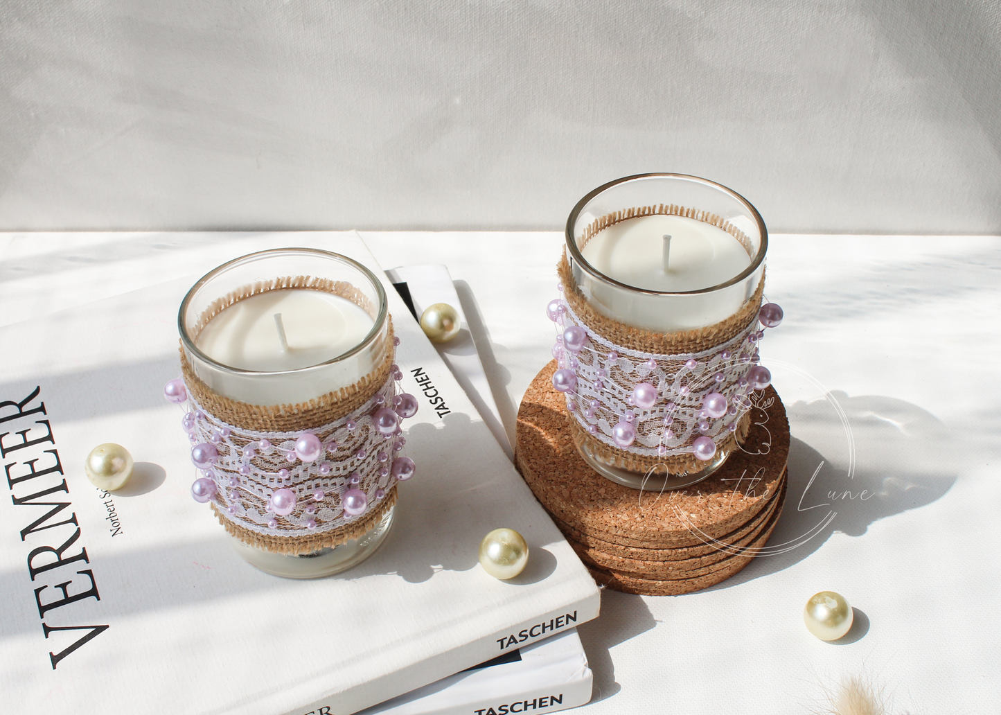 Pearl Flute Jar Candle