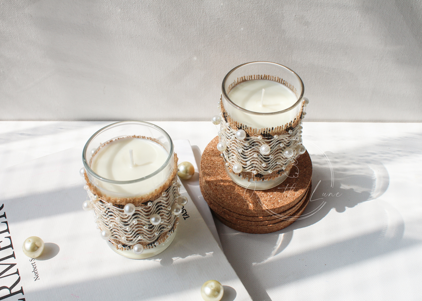 Pearl Flute Jar Candle