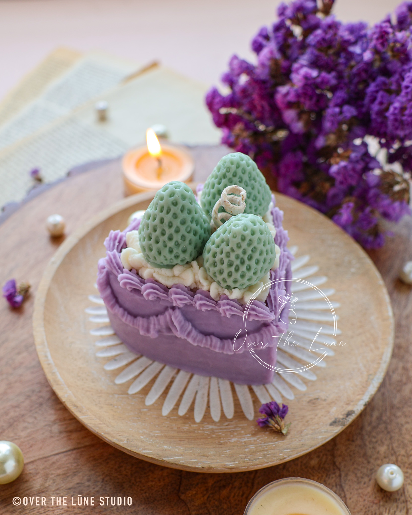 Heart Cake Birthday Candle ( 9 Unique Pieces )