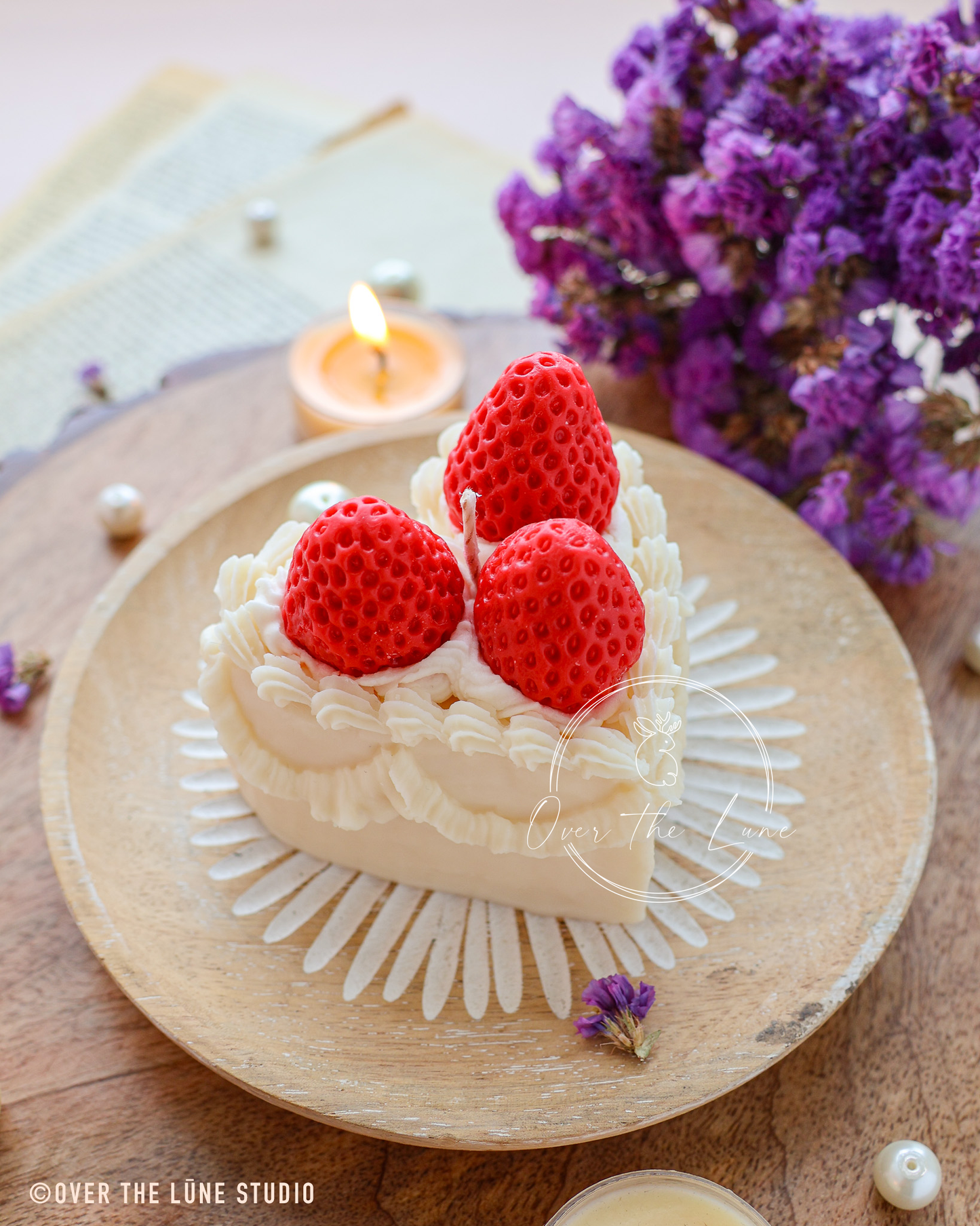 Heart Cake Birthday Candle ( 9 Unique Pieces )