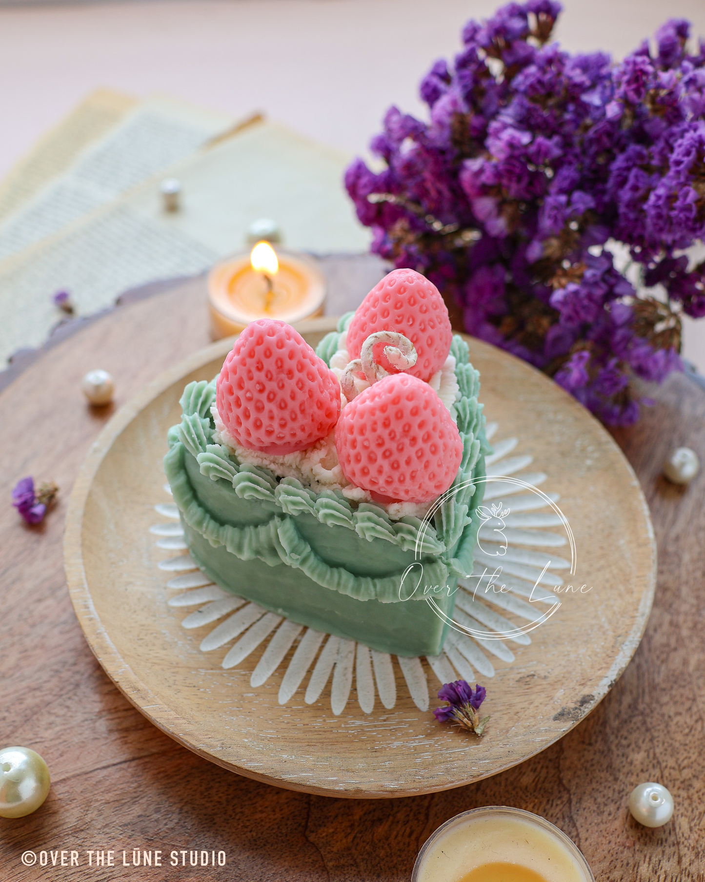 Heart Cake Birthday Candle ( 9 Unique Pieces )