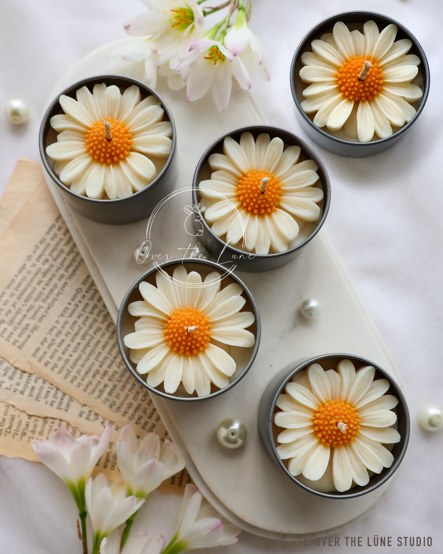 Mini Daisy Jar Candle