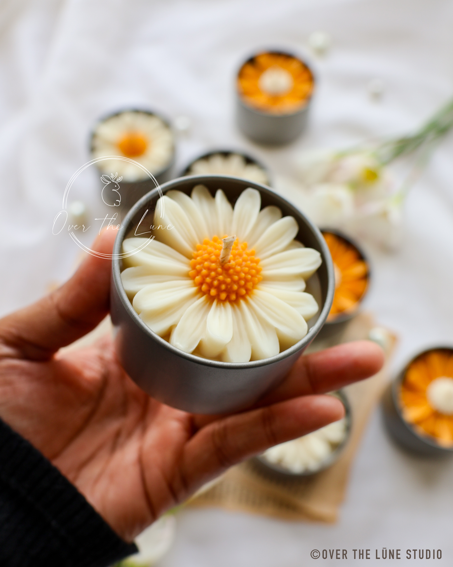 Mini Daisy Jar Candle