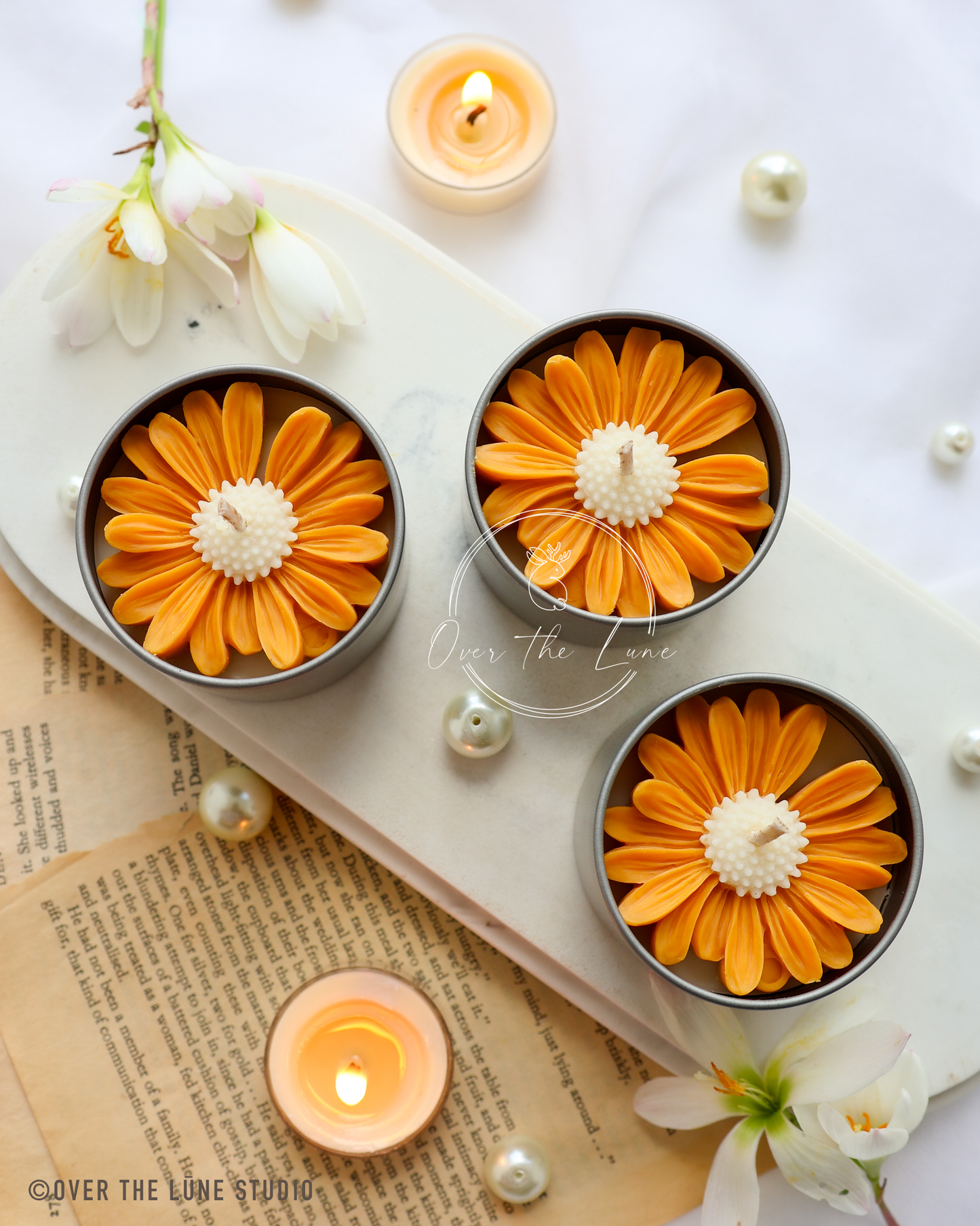 Mini Daisy Jar Candle