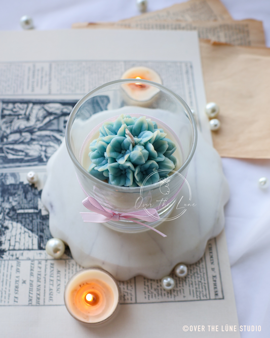 Blue Hydrangea Jar Candle (only 1 Left)
