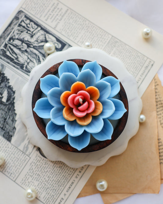 Wooden Jar Candle (4 inch)