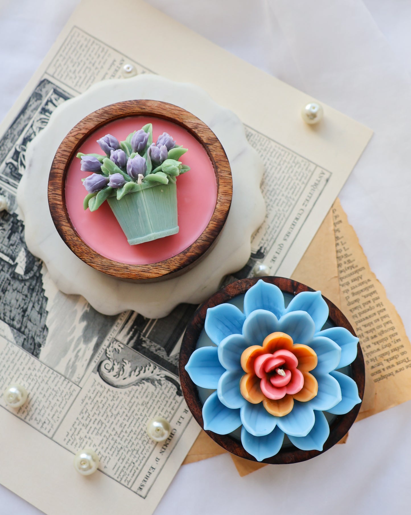 Wooden Jar Candle (4 inch)