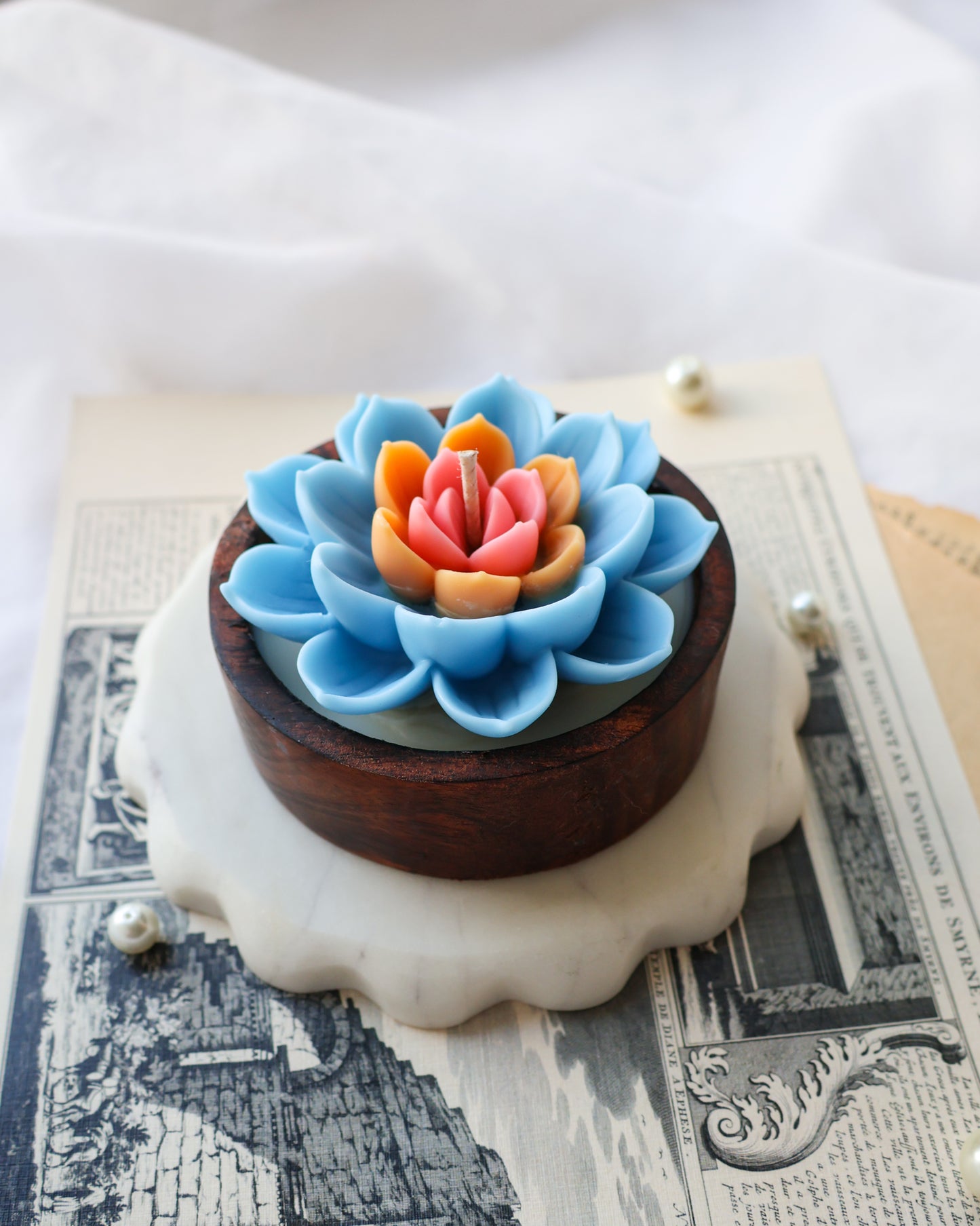 Wooden Jar Candle (4 inch)