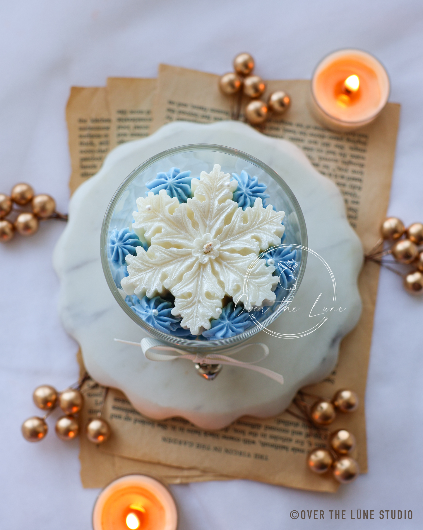 Snowflake Candle
