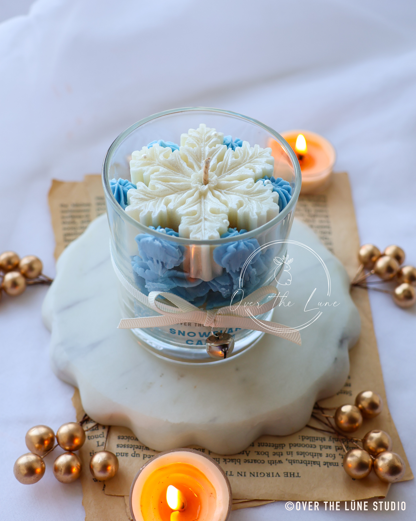 Snowflake Candle
